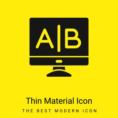 Asgari sarı madde simgesi test ediliyor