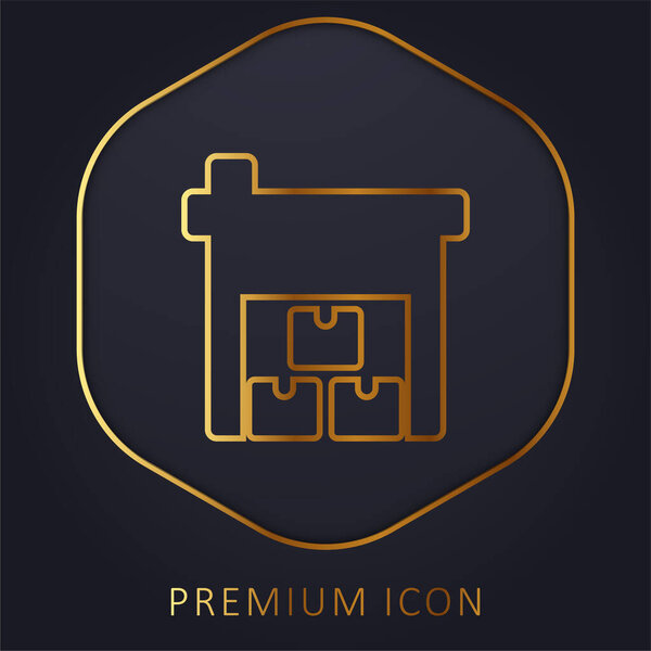 Логотип или иконка золотой линии