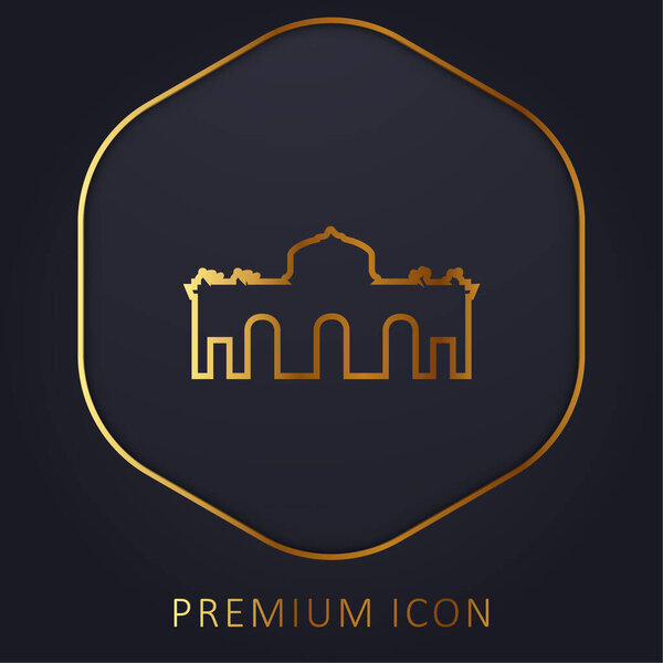 Логотип или иконка золотой линии Alcala Gate Spain