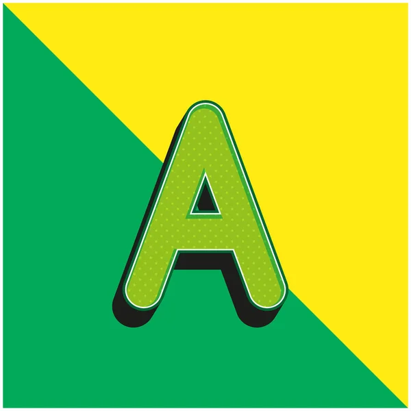 Green Yellow Modern Vector Icon Logo — Stock Vector