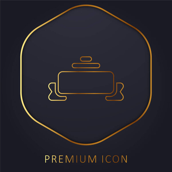 Логотип или иконка золотой линии