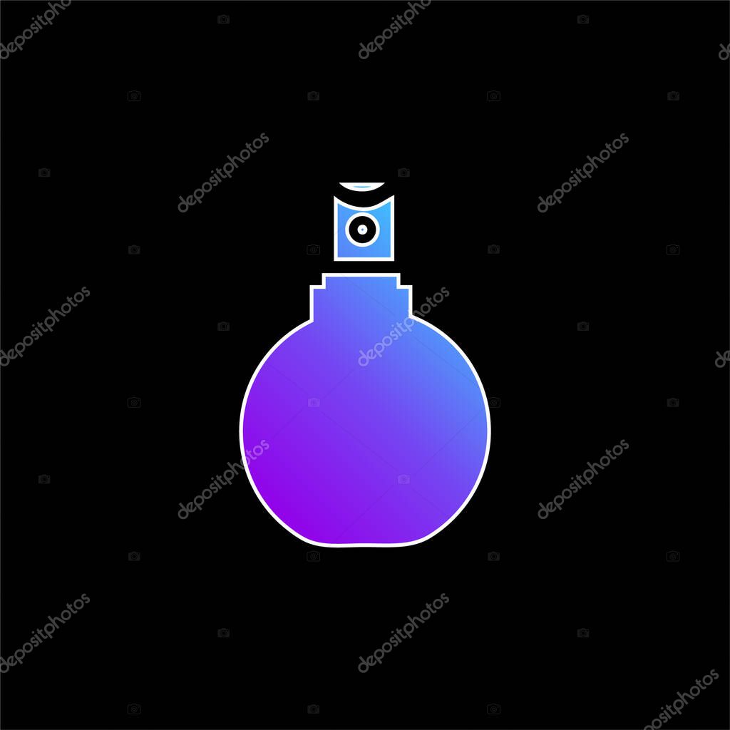 Bathroom Spray Bottle blue gradient vector icon