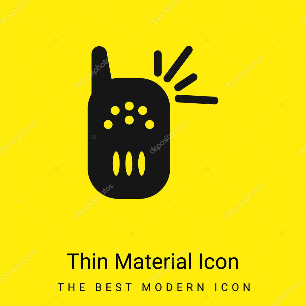 Baby Cry Detector Tool minimal bright yellow material icon