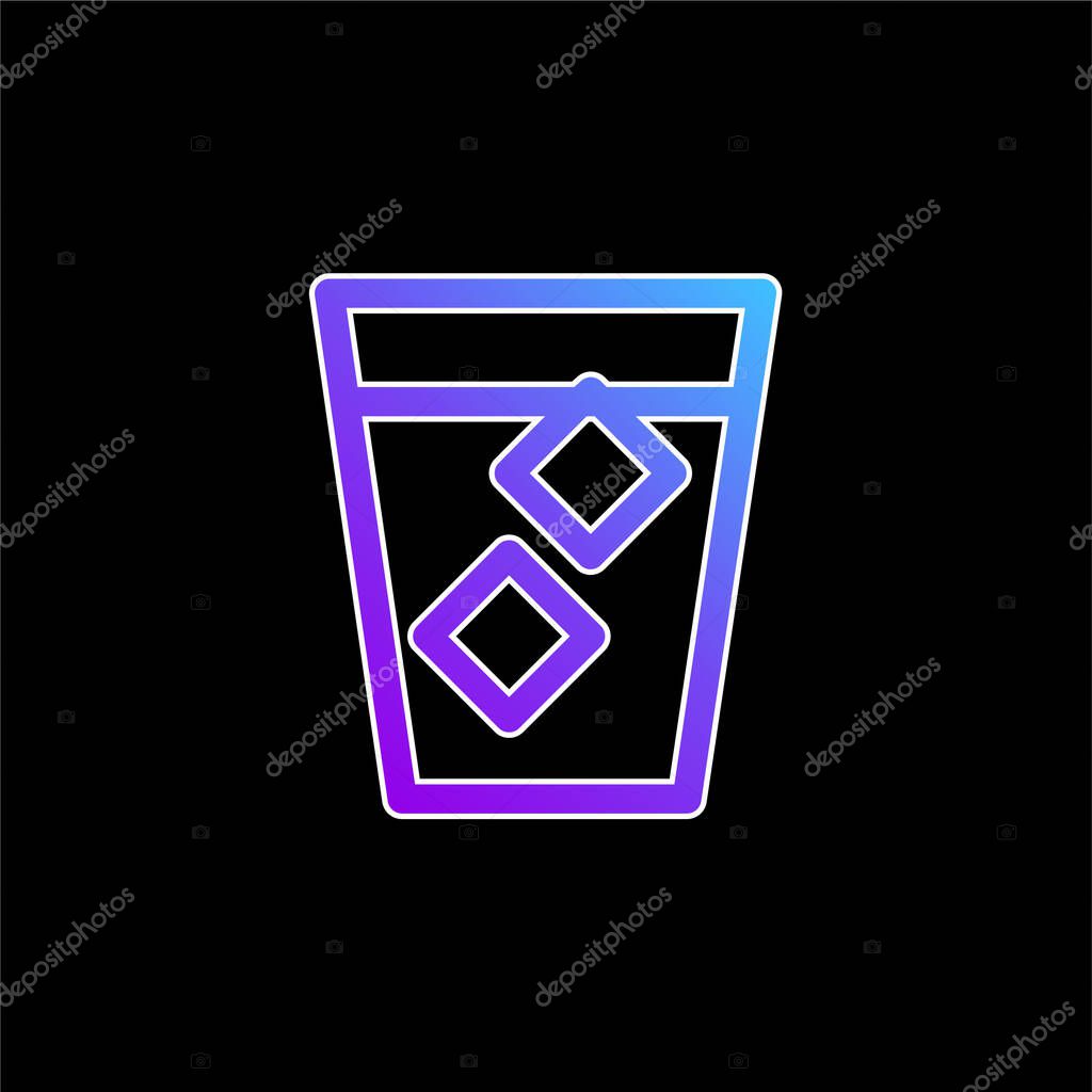 Big Spirit blue gradient vector icon