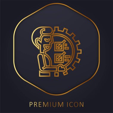 Yetenek sınırı premium logosu veya simgesi