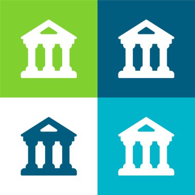 Düz Düz Düz Renk simgesi kümesi