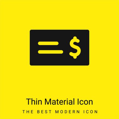 Banka Denetimi Asgari sarı malzeme simgesi