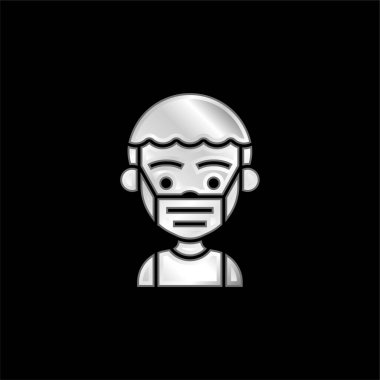 Gümüş kaplama metalik simge