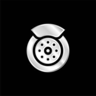 Gümüş kaplama metalik simgeyi kır