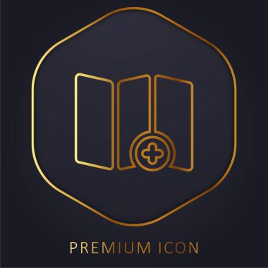 Haritaya Altın Satır prim logosu ya da simgesi ekle