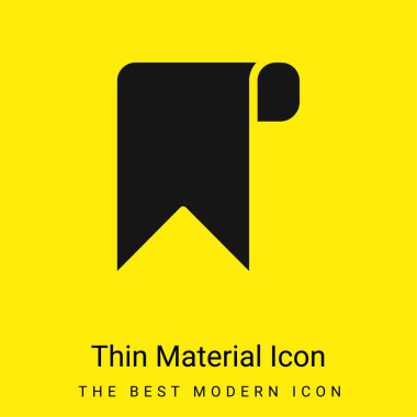 Yer imi en az parlak sarı madde simgesi