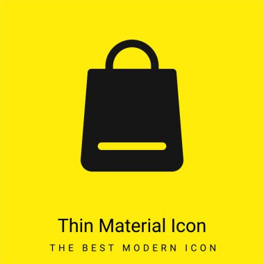 Çanta en az sarı madde simgesi