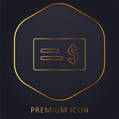 Banka Denetimi Altın Hat premium logosu veya simgesi