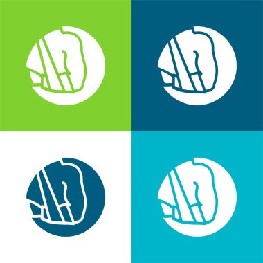 Kol Düz Rengi en az simge kümesi