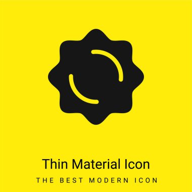 Ödül asgari düzeyde parlak sarı malzeme simgesi