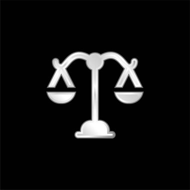 Gümüş kaplama metalik simge