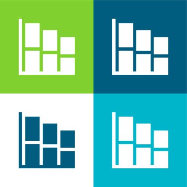 Çubuk Tablosu Düz Renk en az simge kümesi