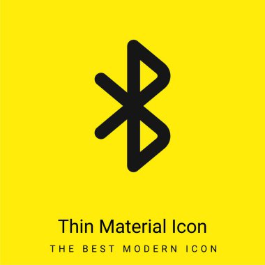 Büyük Bluetooth Logosu En az sarı malzeme simgesi