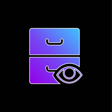 Mavi gradyan vektör simgesini arşivle