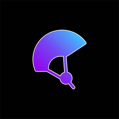 Bisiklet mavisi gradyan vektör simgesi