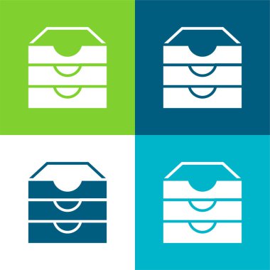 Arşiv Düz Renk en az simge kümesi