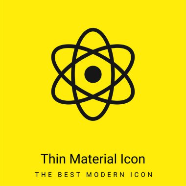 Atom minimal parlak madde simgesi