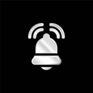 Gümüş kaplama metalik simge