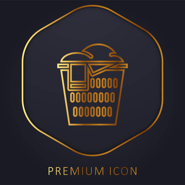 Логотип или иконка золотой линии