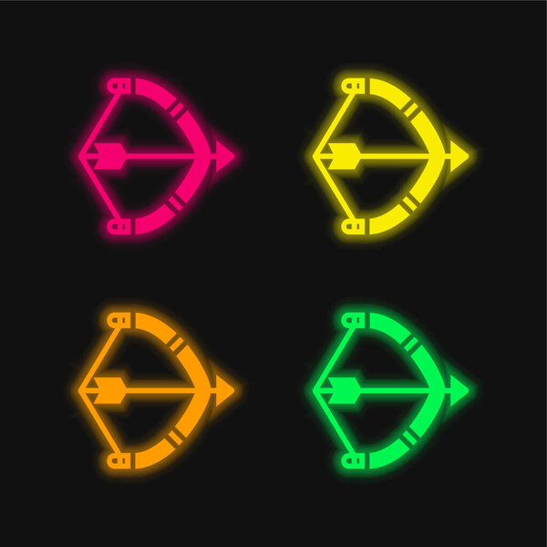 Иконка светящегося неонового вектора