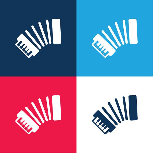 Аксессуары Side View синего и красного цветов