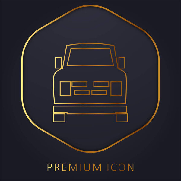 Все Terrain золотая линия премиум логотип или значок