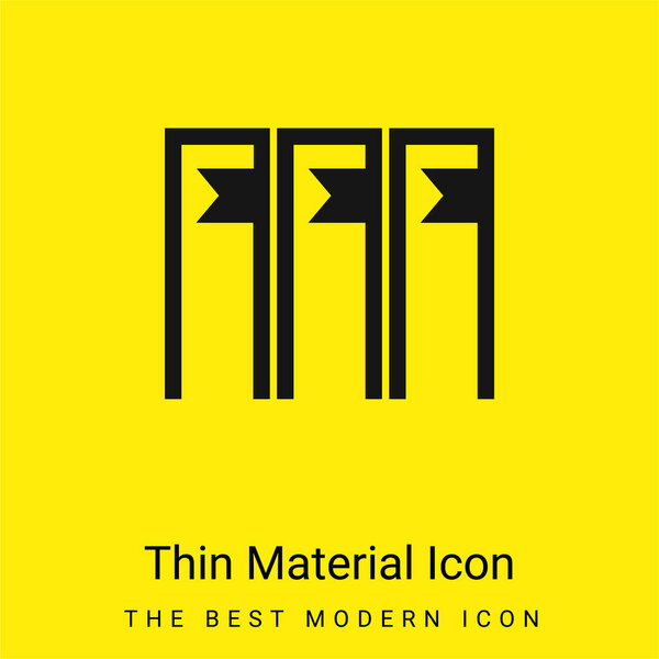 Books minimal bright yellow material icon