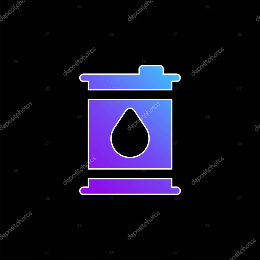 Barrels blue gradient vector icon
