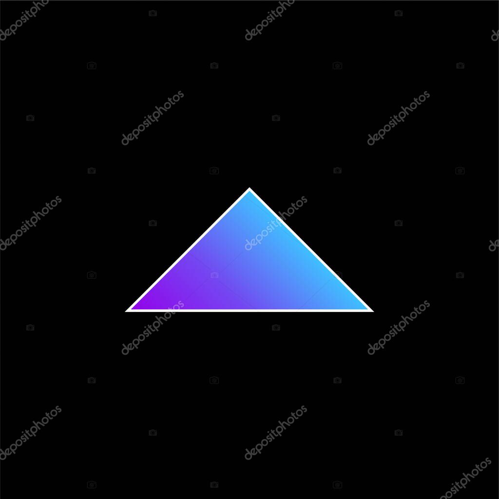 Arrow, Navigate, Close blue gradient vector icon
