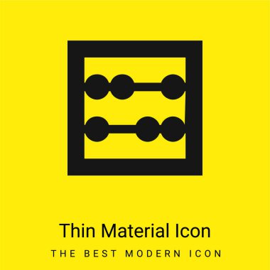 Abaküs en az parlak sarı madde simgesi