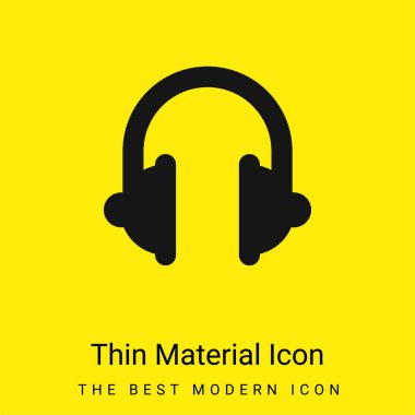 Büyük kulaklıklar, en az sarı madde simgesi