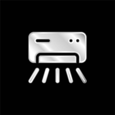 Klima gümüş kaplama metalik simge