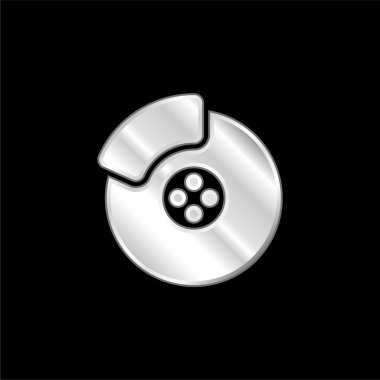 Fren gümüş kaplamalı metalik simge