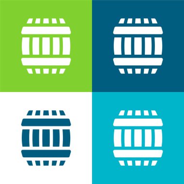 Fıçı Düz Rengi en az simge kümesi