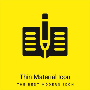 Kitap en az parlak sarı malzeme simgesi