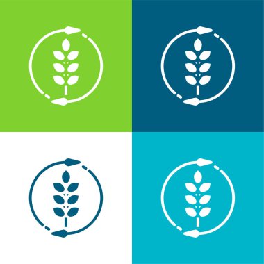 Agronomi Düz Renk en az simge kümesi