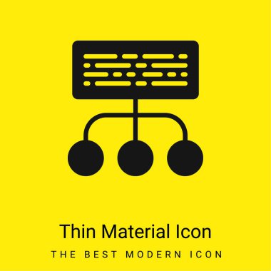 Analizler çok az parlak sarı madde simgesi