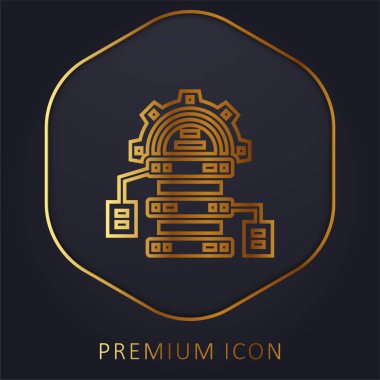 Büyük Veri Hattı premium logosu veya simgesi