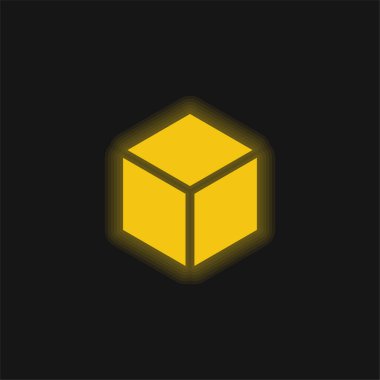 Parlayan sarı neon simgesini engelle