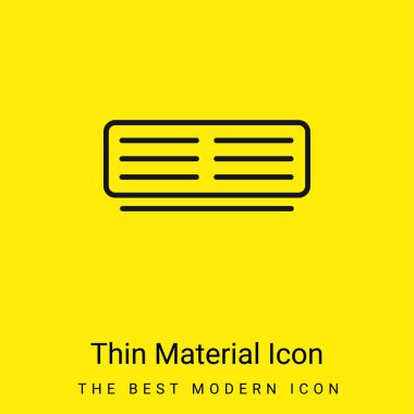 Klima Aracı en az parlak sarı malzeme simgesini özetledi