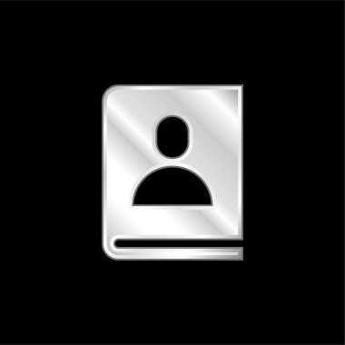 Gündem gümüş kaplama metalik simge