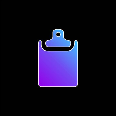 Siyah Pano mavi gradyan vektör simgesi