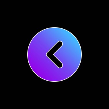 Arka mavi gradyan vektör simgesi