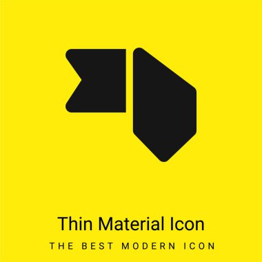 Yer imi en az parlak sarı madde simgesi