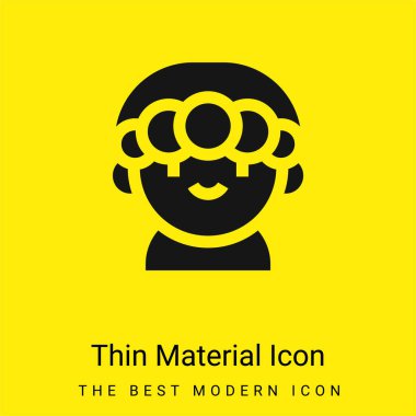 Asgari düzeyde parlak sarı madde simgesi